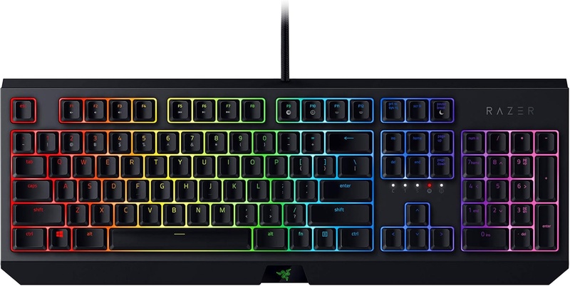 Amazon.com: Razer BlackWidow Mechanical Gaming Keyboard: Green Mechanical Switches - Tactile & Clicky - Chroma RGB Lighting - Anti-Ghosting - Programmable Macro Functionality: Computers & Accessories
