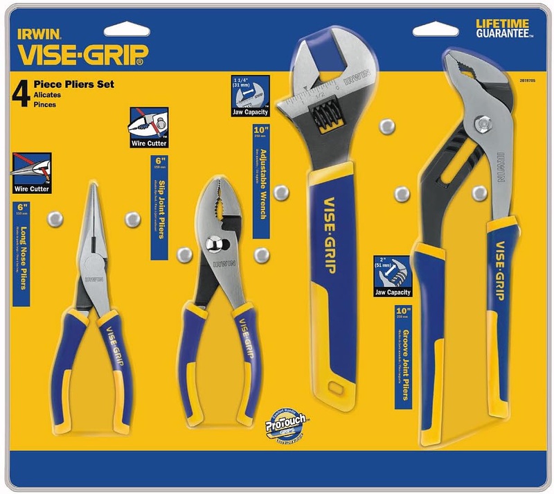 IRWIN VISE-GRIP Pliers & Wrench Set, 4-Piece (2078705) - Hand Tool Sets - Amazon.com