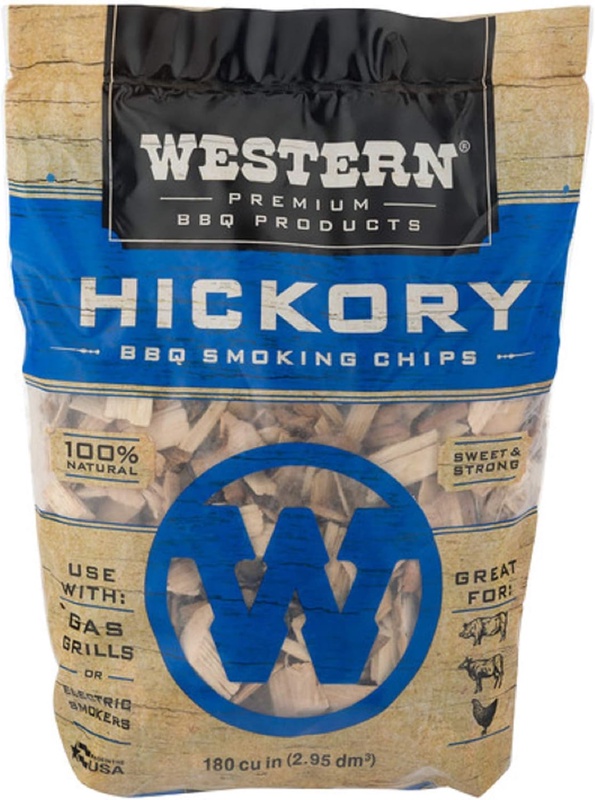 Amazon.com: Western Premium BBQ Products Hickory BBQ Smoking Chips, 180 cu in: Garden & Outdoor