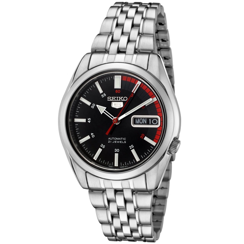 Amazon.com: Seiko Men's SNK375K Automatic Stainless Steel Watch: Seiko: Watches