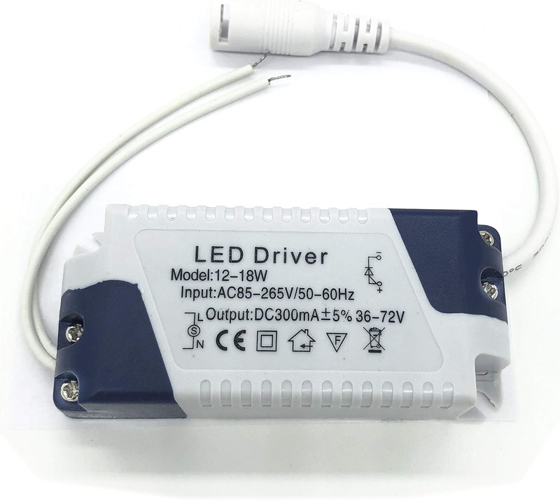 BSOD (12-18)x1W Constant Current 300mA High Power LED Driver AC 85-165V Output36-72V External Power Supply LED Ceiling Lamp Rectifier Transformer (1 Pack) - - Amazon.com