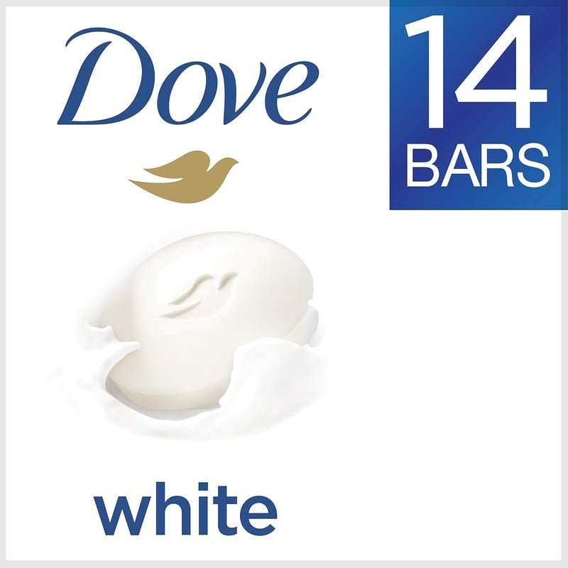 Amazon.com: Dove White Beauty Bar 4 Ounce, 14 Count (Pack of 1): Beauty