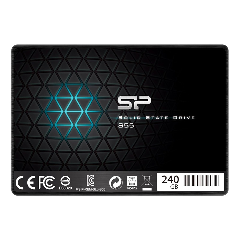 Amazon.com: Silicon Power 240GB SSD 3D NAND S55 TLC 7mm (0.28