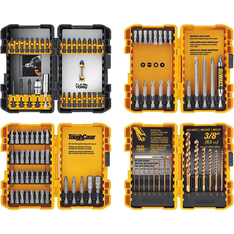 DEWALT DWA2FTS100 Screwdriving and Drilling Set, 100 Piece - - Amazon.com