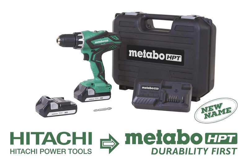 Metabo HPT DS18DGL 18V Cordless Driver Drill Kit, Includes 2 Lithium Ion Batteries, Carrying Case, 1/2