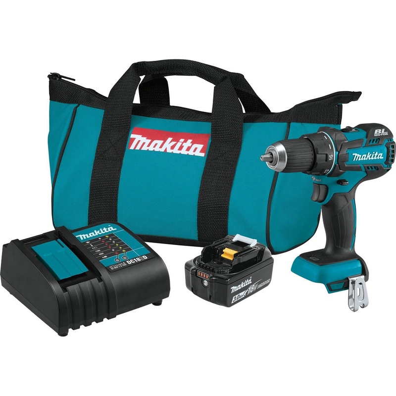 Amazon.com: Makita XFD061 18V LXT Lithium-Ion COMPACT Brushless Cordless 1/2