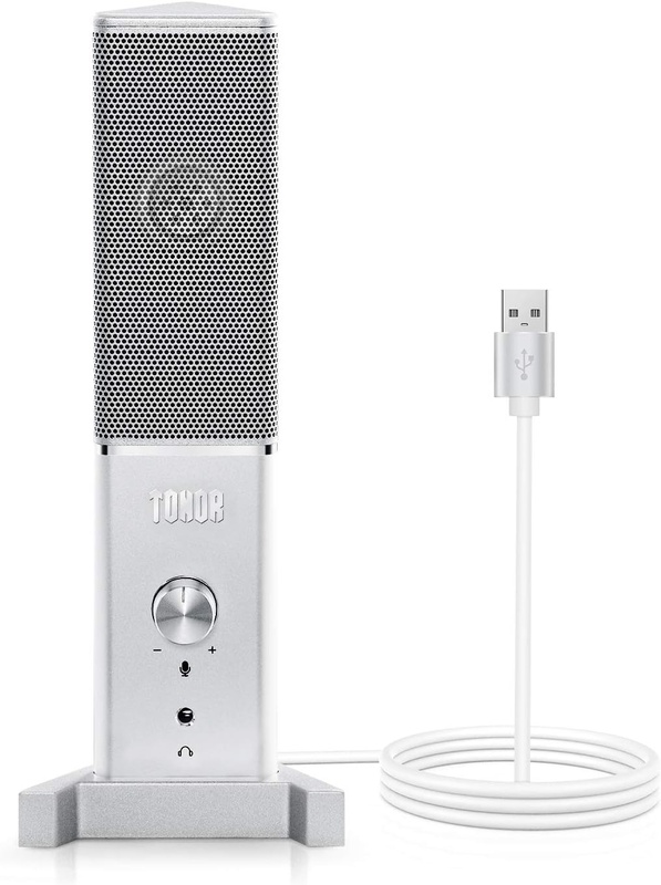 Amazon.com: USB Microphone, TONOR Metal Condenser PC Mic Compatible with Laptop Mac and Windows Desktop Computers for Studio Recording, Voice Overs, Podcast, Streaming, Chatting, YouTube Videos TC-1020: Computers & Accessories