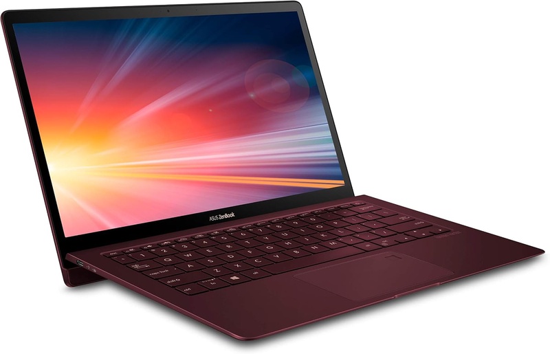 Amazon.com: ASUS ZenBook S UX391UA-XB71-R Ultra-thin and light 13.3-inch Full HD Laptop, Intel Core i7-8550U, 8GB RAM, 256GB M.2 SSD, Windows 10 Pro, FP Sensor, Thunderbolt, Burgundy Red: Computers & Accessories