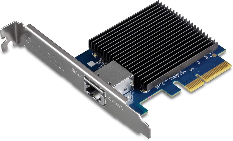 Amazon.com: TRENDnet 10 Gigabit PCIe Network Adapter, TEG-10GECTX, Converts a PCIe Slot into a 10G Ethernet Port, Supports 802.1Q Vlan, Includes Standard & Low-Profile Brackets, Windows/Server, PCIe 2.0, PCIe 3.0: Computers & Accessories