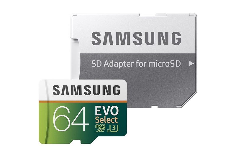 Amazon.com: Samsung 64GB 100MB/s (U3) MicroSDXC Evo Select Memory Card with Adapter (MB-ME64GA/AM): SAMSUNG: Computers & Accessories