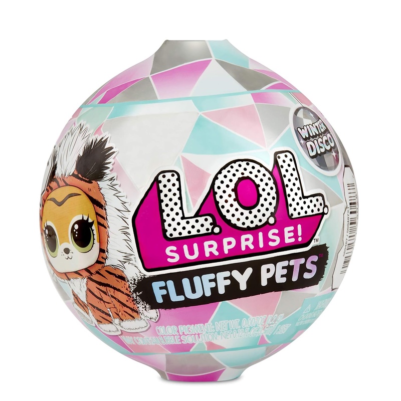 Amazon.com: L.O.L. Surprise! Fluffy Pets Winter Disco Series with Removable Fur: Toys & Games