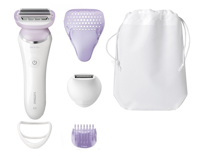 Amazon.com: Philips SatinShave Prestige Women's Electric Shaver, Cordless Hair Removal with Trimmer (BRL170): Beauty