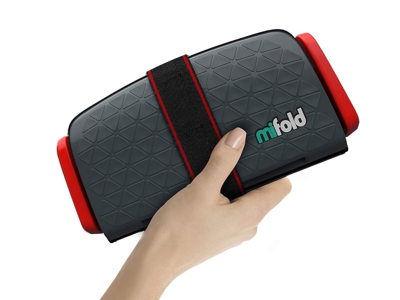 Amazon.com : mifold Original grab-and-go Car Booster Seat, Slate Gray – Compact and Portable Booster for Travel, Carpooling and More – Foldable Child Booster Seat Fits into Glove Box and Backpack : Baby