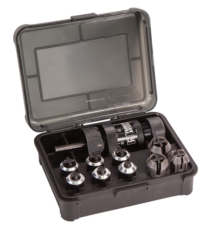 Amazon.com: Frankford Arsenal Universal Precision Case Trimmer with HSS Construction, Drill Press or Hand Drill Functionality and Storage Case for Reloading: Sports & Outdoors