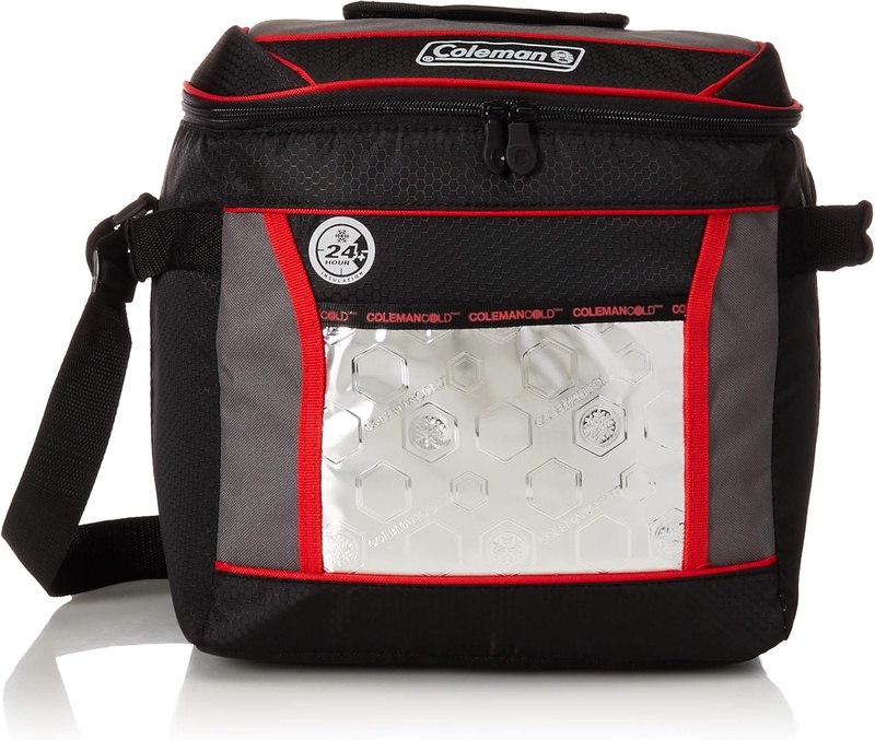 Amazon.com: Coleman Soft Cooler Bag | Keeps Ice Up to 24 Hours | 30 Can Cooler, Red: Sports & Outdoors