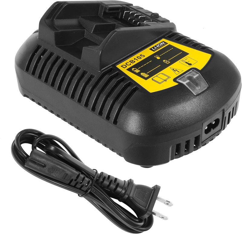 CELL9102 12V/20V Battery Charger for Dewalt MAX 20V Battery DCB205 and MAX 12V Battery DCB120, Replace DCB112 DCB101 DCB105 DCB115 DCB127 20 Volt Lithium Battery Charger - - Amazon.com