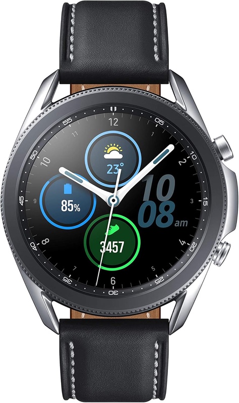 Amazon.com: Samsung Galaxy Watch 3 (41mm, GPS, Bluetooth) Smart Watch with Advanced Health Monitoring, Fitness Tracking , and Long lasting Battery - Mystic Silver (US Version)