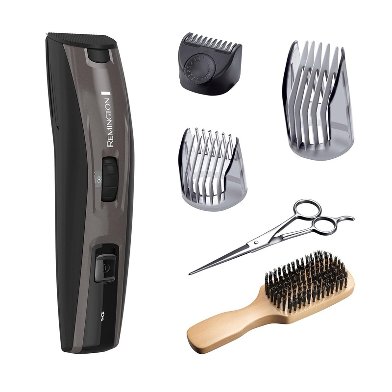Amazon.com: Remington MB4045B The Beardsman: Beard Boss Full Beard Trimmer Kit, Precise Detail Groomer (6 pieces), Platinum: Beauty