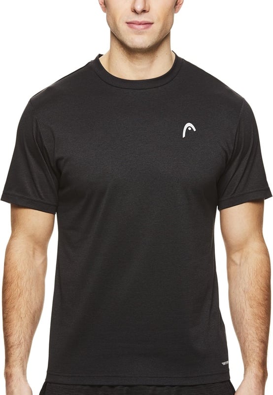 HEAD Mens Olympus Top, Olympus Black Heather, Small at Amazon Men’s Clothing store