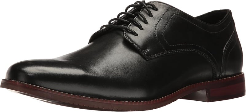 Amazon.com | Rockport Men's Style Purpose Plain Toe Oxford, black leather, 9.5 M US | Oxfords