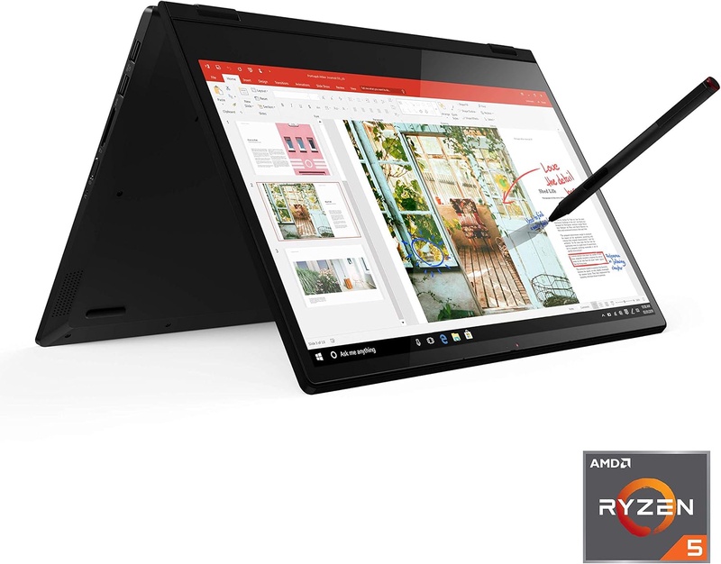Amazon.com: Lenovo Flex 14 2-in-1 Convertible Laptop, 14 Inch FHD Touchscreen Display, AMD Ryzen 5 3500U Processor, 12GB DDR4 RAM, 256GB NVMe SSD, Windows 10, 81SS000DUS, Black, Pen Included: Computers & Accessories