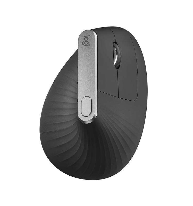 Amazon.com: Logitech MX Vertical Wireless Mouse – Advanced Ergonomic Design Reduces Muscle Strain, Control and Move Content Between 3 Windows and Apple Computers (Bluetooth or USB), Rechargeable, Graphite: Computers & Accessories