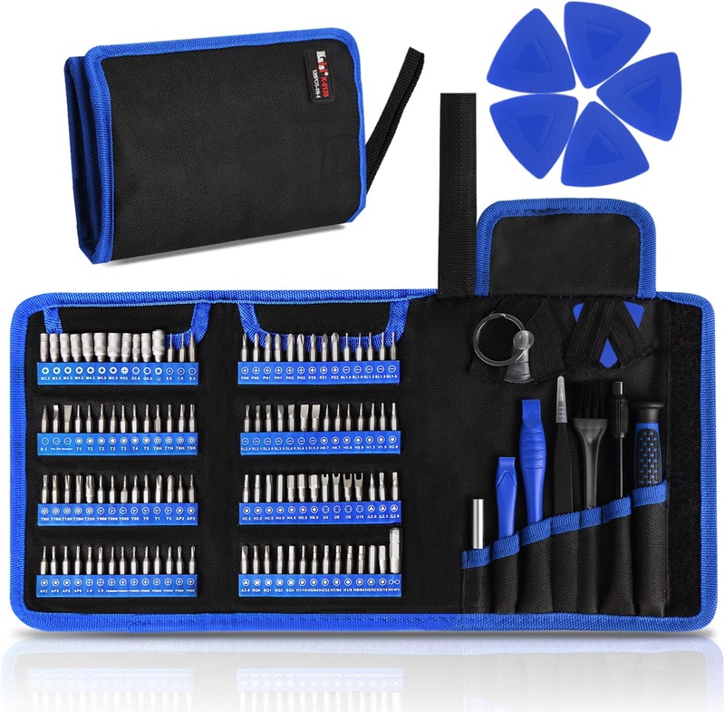 Amazon.com: Kaisi 126 in 1 Precision Screwdriver Set with 111 Bits Magnetic Driver Kit Professional Electronics Repair Tool Kit for Repair Cell Phone, iPhone, iPad, MacBook, PC, Tablet, Laptop, Xbox, Game Console: Home Improvement