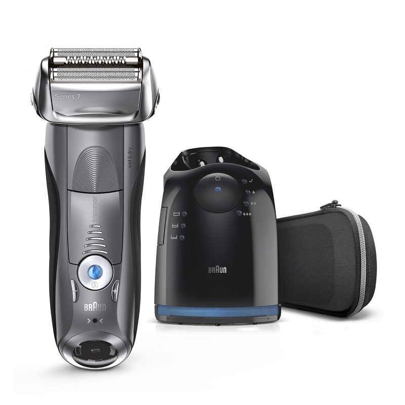 Amazon.com: Braun Series 7 Men's Electric Foil Shaver with Wet & Dry Integrated Precision Trimmer & Rechargeable and Cordless Razor with Clean&Charge; Station, 7850cc: Beauty