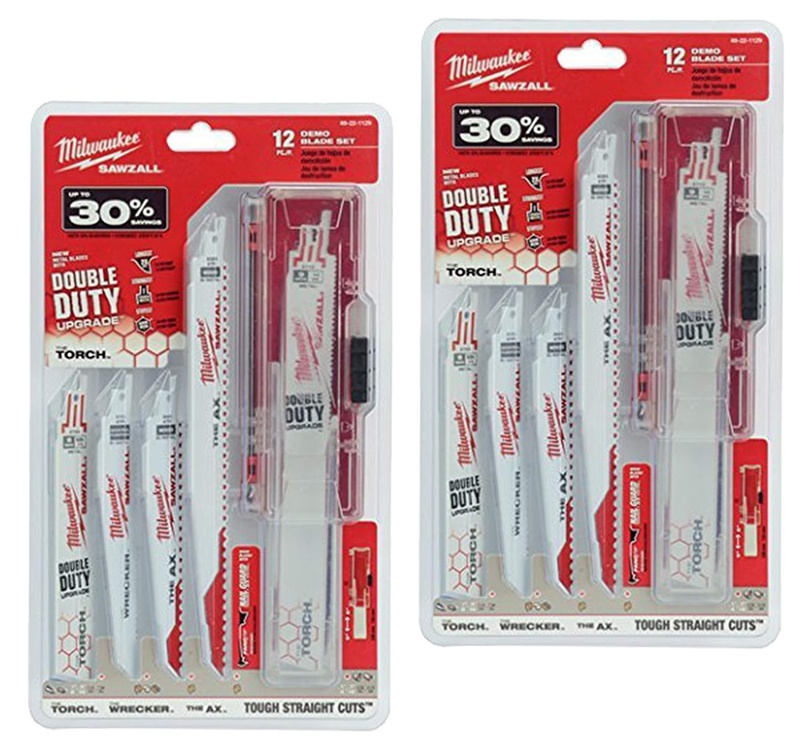 Amazon.com: Milwaukee Electric Tool 49-22-1129 Sawzall Reciprocating Saw Blade Set, 12 Pc: Gateway