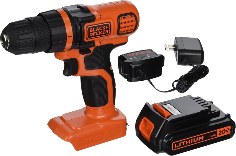 Amazon.com: BLACK+DECKER 20V MAX Cordless Drill / Driver, 3/8-Inch (LDX120C): Home Improvement