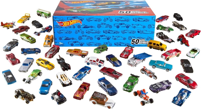 Amazon.com: Hot Wheels 50-Car Pack of 1:64 Scale Vehicles Individually Packaged​, Gift for Collectors & Kids Ages 3 Years Old & Up [Amazon Exclusive]: Toys & Games