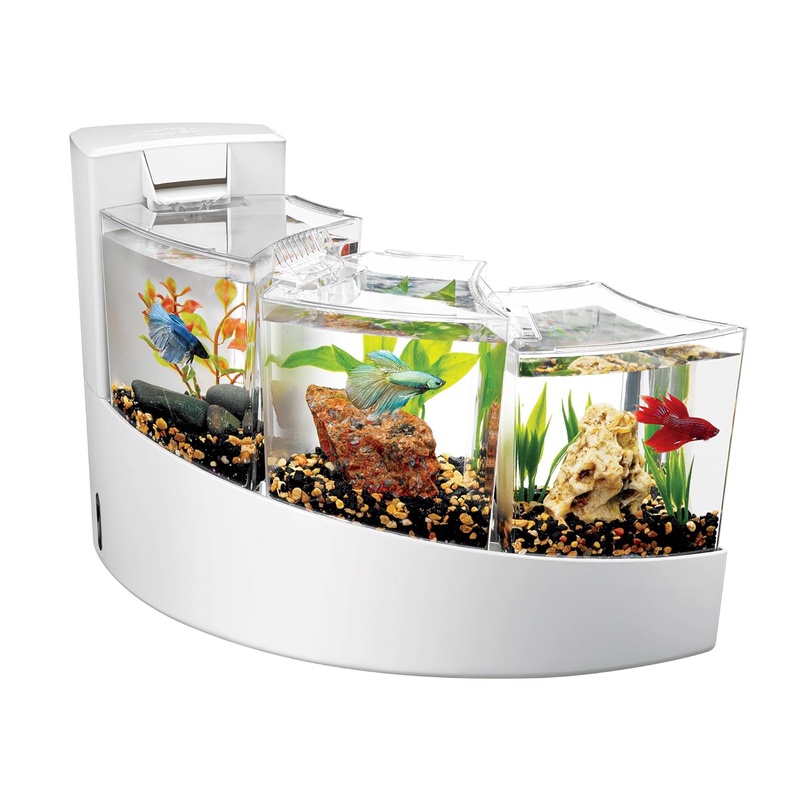 Amazon.com : Aqueon Betta Falls Kit, White : Pet Supplies