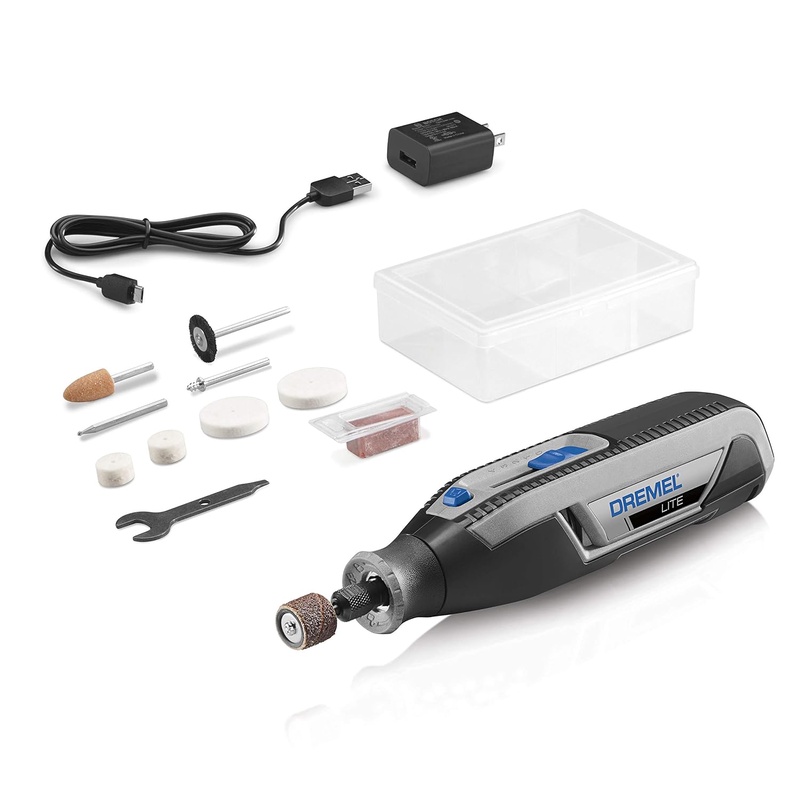 Dremel Lite 7760 N/10 4V Li-Ion Cordless Rotary Tool Variable Speed Multi-Purpose Rotary Tool Kit, USB Charging, Easy Accessory Changes - Perfect For Light-Duty DIY & Crafting - - Amazon.com