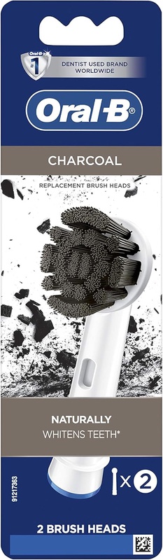 Amazon.com: Oral-B Charcoal Electric Toothbrush Replacement Brush Heads Refill, 2 Count: Health & Personal Care