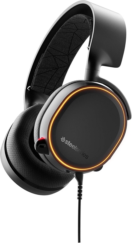 Amazon.com: SteelSeries Arctis 5 - RGB Illuminated Gaming Headset with DTS Headphone:X v2.0 Surround - For PC and PlayStation 4 - Black: Computers & Accessories