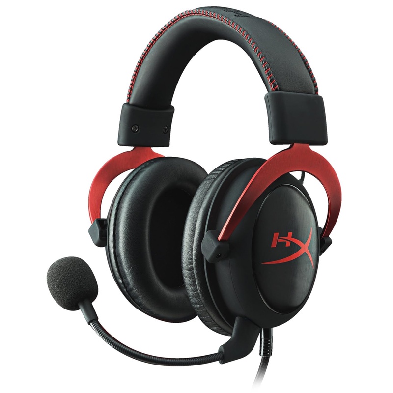 Amazon.com: HyperX Cloud II Gaming Headset - 7.1 Surround Sound - Memory Foam Ear Pads - Durable Aluminum Frame - Multi Platform Headset - Works with PC, PS4, PS4 PRO, Xbox One, Xbox One S - Red (KHX-HSCP-RD): Computers & Accessories