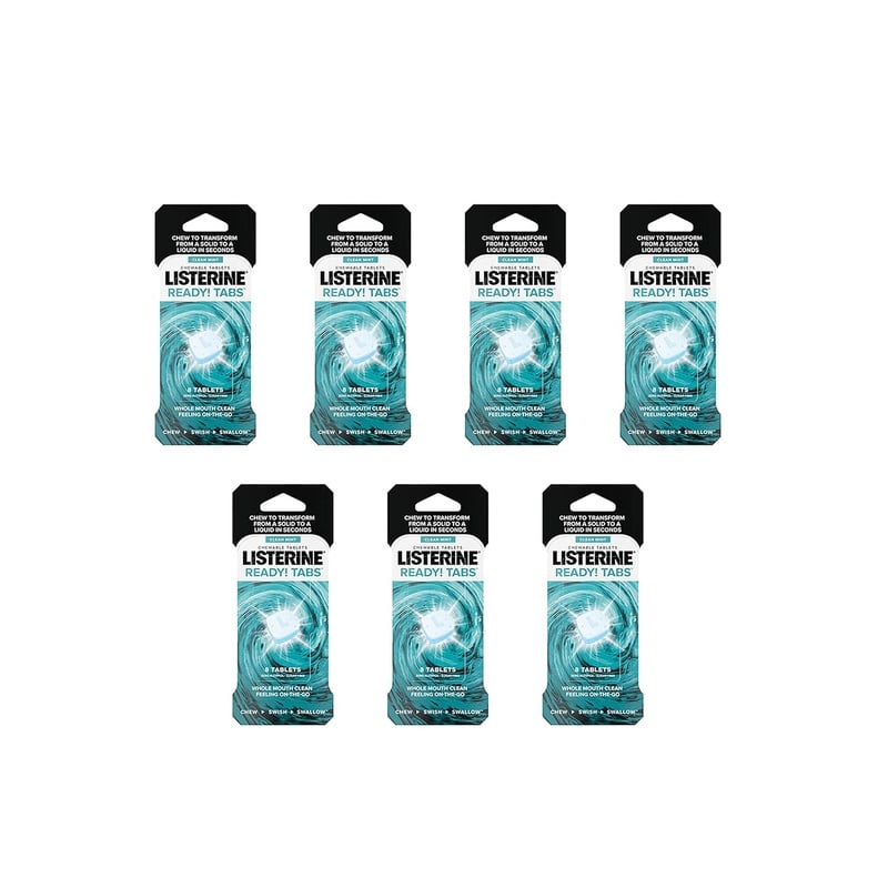 Amazon.com: Listerine Ready! Tabs Chewable Tablets with Clean Mint Flavor, Revolutionary 4-Hour Fresh Breath Tablets to Help Fight Bad Breath On-the-Go, Sugar-Free, Alcohol-Free & Kosher, 56 ct: Beauty