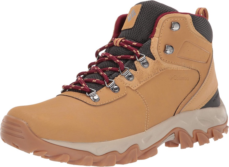 Amazon.com | Columbia mens Newton Ridge Plus Ii Waterproof Boot Hiking Shoe, Curry/Red Jasper, 10 US | Hiking Boots