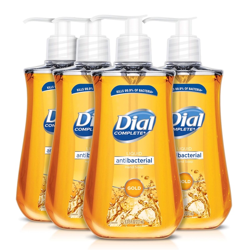 Amazon.com : Dial Antibacterial Liquid Hand Soap, Gold, 9.375 Ounce (Count of 4) : Beauty