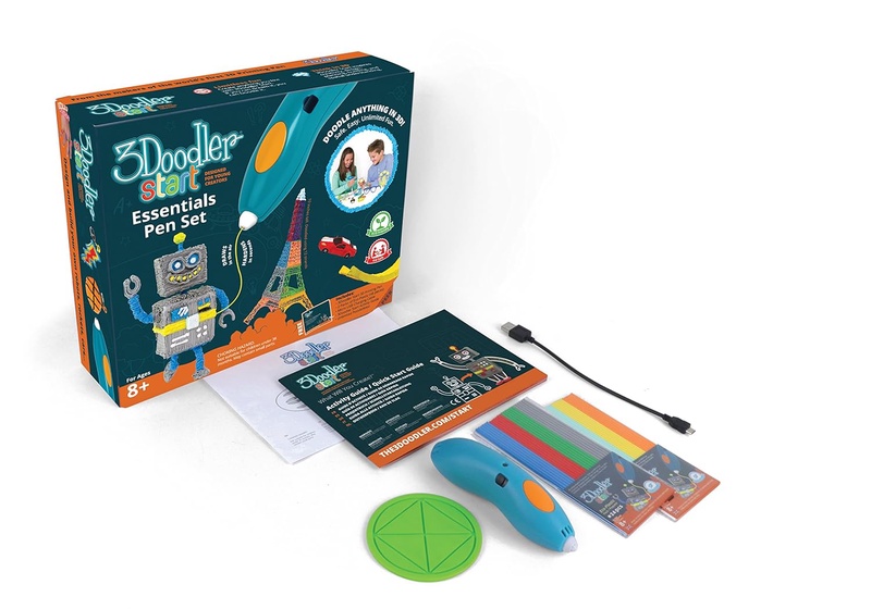 Amazon.com: 3Doodler Start Amazon Exclusive Essentials 3D Pen Set For Kids with Free Refill Filament + DoodleBlock - STEM Toy For Boys & Girls, Age 6 & Up - Toy of The Year Award Winner: Toys & Games