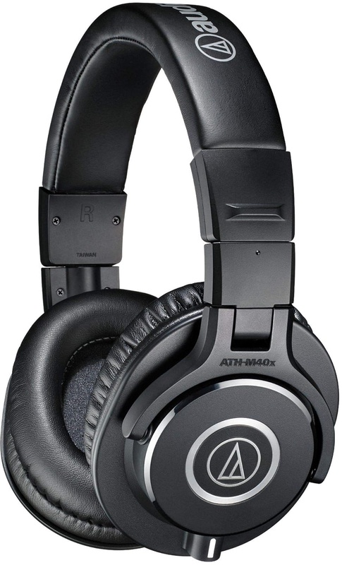 Amazon.com: Audio-Technica ATH-M40x Professional Studio Monitor Headphone, Black: Musical Instruments