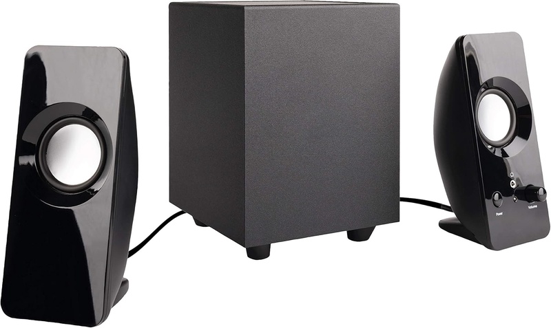 Amazon.com: AmazonBasics AC-2.1A 2.1 8W Computer Speakers with Subwoofer: Computers & Accessories