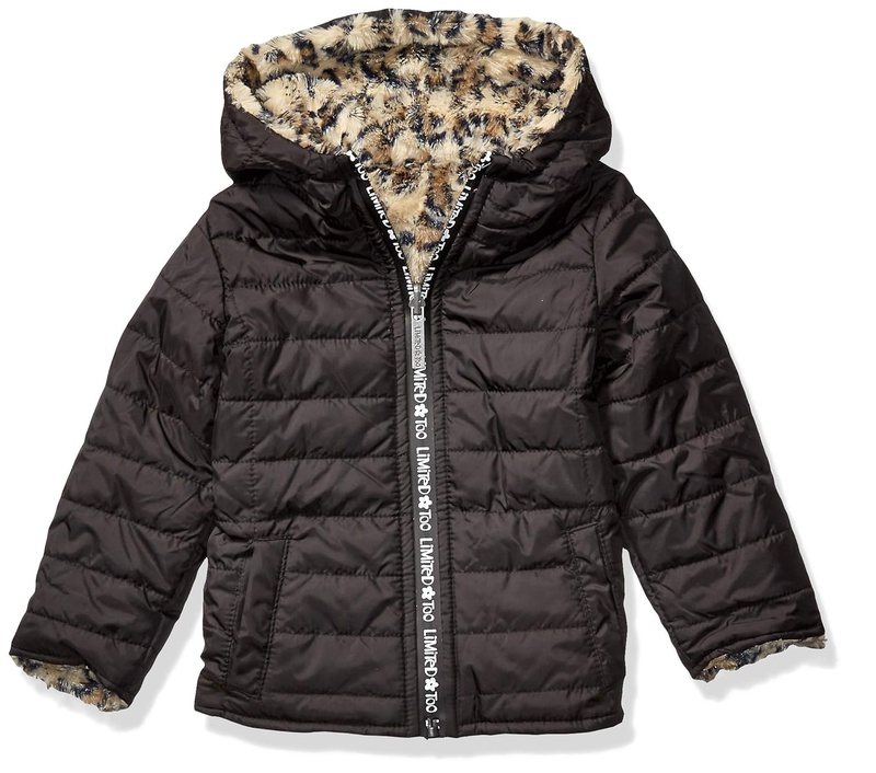 Amazon.com: Limited Too Girls' Toddler Reversible CIRE Jacket, Black, 3T: Clothing