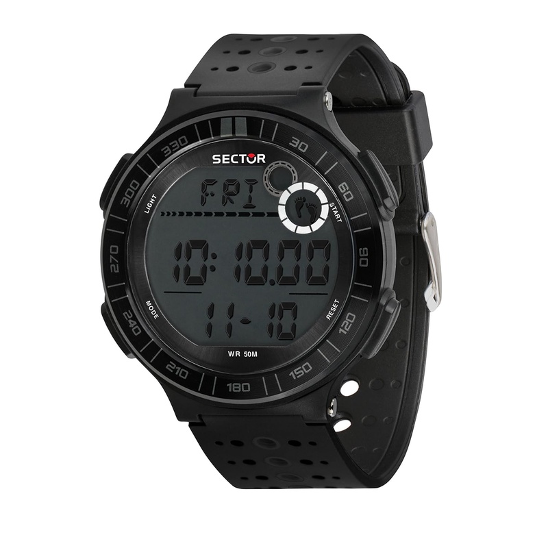 Amazon.com: SECTOR Men's 'Ex-23' Quartz Resin and Plastic Sport Watch, Color:Black (Model: R3251512001): Watches
