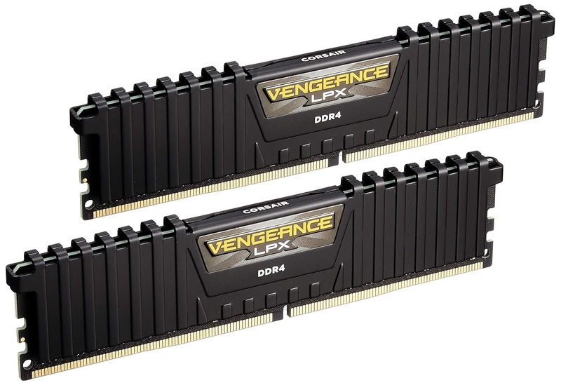 Corsair Vengeance LPX 16GB (2x8GB) DDR4 DRAM 3000MHz C15 Desktop Memory Kit - Black (CMK16GX4M2B3000C15) at Amazon.com