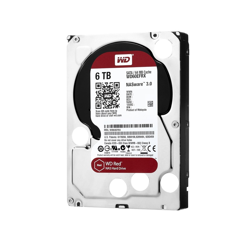 Amazon.com: WD Red 6TB NAS Hard Drive - 5400 RPM Class, SATA 6 Gb/s, 64 MB Cache, 3.5