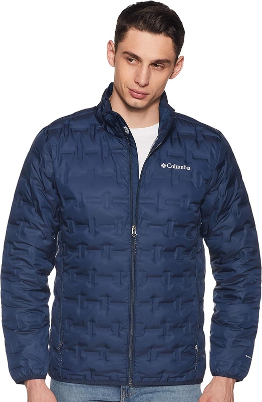 Amazon.com: Columbia Men’s Delta Ridge Down Winter Jacket, Insulated, Water repellent, Medium, Collegiate Navy: Clothing