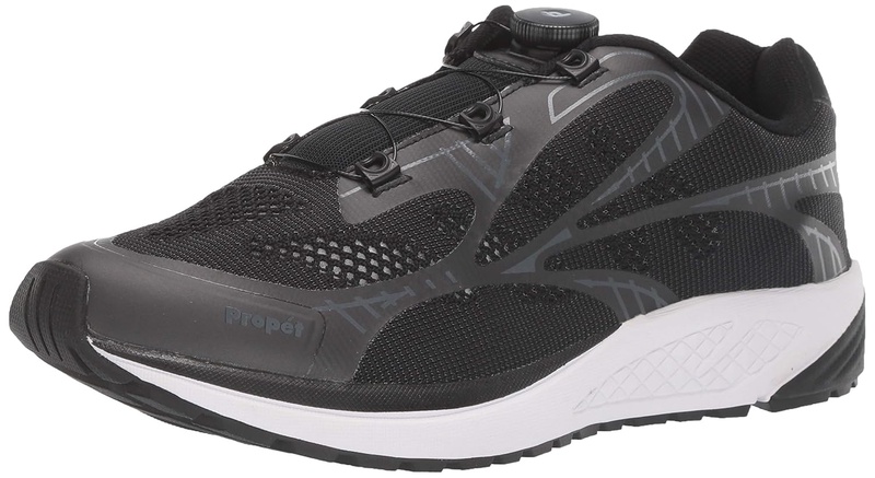 Amazon.com | Propet Men's One Reel Fit Sneaker, Black/Dark Grey, 13 3E US | Fashion Sneakers