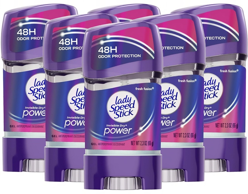 Amazon.com : Lady Speed Stick Invisible Dry Power Antiperspirant Deodorant Gel, Fresh Fusion - 2.3 ounce (6 Pack) : Antiperspirant Deodorants : Beauty