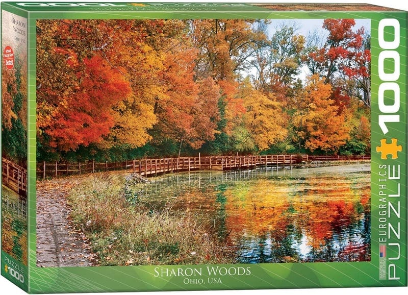 Amazon.com: EuroGraphics Sharon Woods, Ohio Puzzle (1000-Piece): Toys & Games